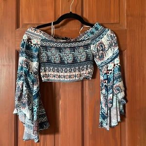 Brand NWT Charlotte Russe Crop Top